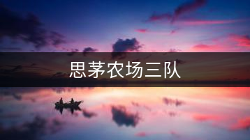 思茅農(nóng)場三隊(duì)