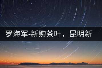 羅海軍-新購茶葉，昆明新購商貿(mào)有限公司總經(jīng)理