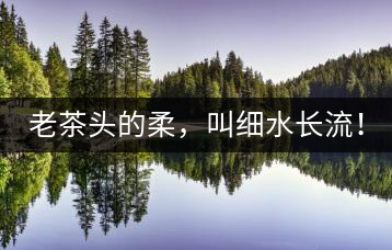 老茶頭的柔，叫細(xì)水長(zhǎng)流！