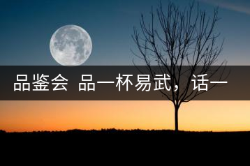 品鑒會(huì)  品一杯易武，話一句人生！