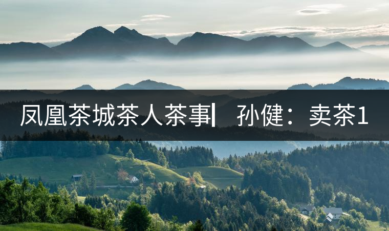 鳳凰茶城茶人茶事▏孫健：賣茶15年，對(duì)普洱茶還猶如初見