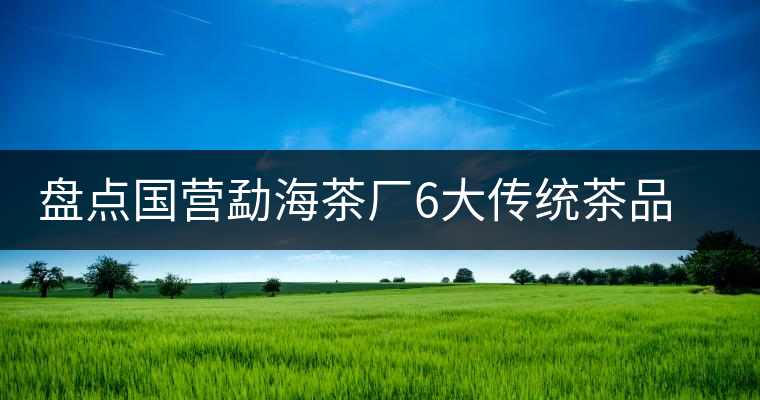 盤點國營勐海茶廠6大傳統(tǒng)茶品，為你述說大益品牌緣起