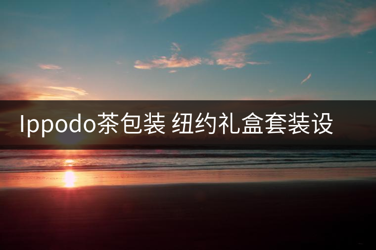 Ippodo茶包裝 紐約禮盒套裝設(shè)計(jì)欣賞