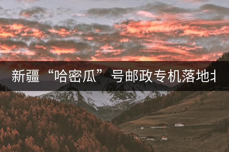 新疆“哈密瓜”號(hào)郵政專機(jī)落地北京，243種哈密瓜你見過嗎？