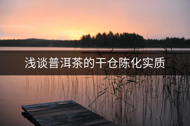 淺談普洱茶的干倉陳化實質(zhì) 淺談普洱茶的干倉陳化實質(zhì)