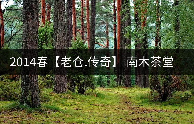 2014春【老倉.傳奇】 南木茶堂精品普洱茶357克（生茶）
