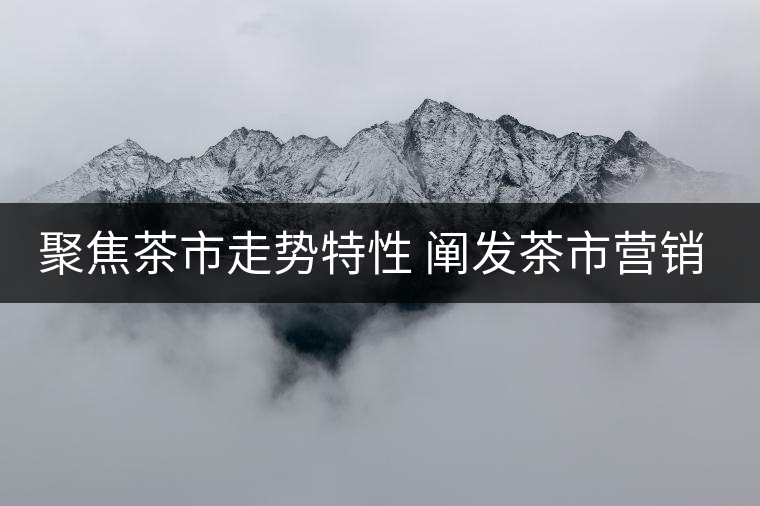 聚焦茶市走勢特性 闡發(fā)茶市營銷策略