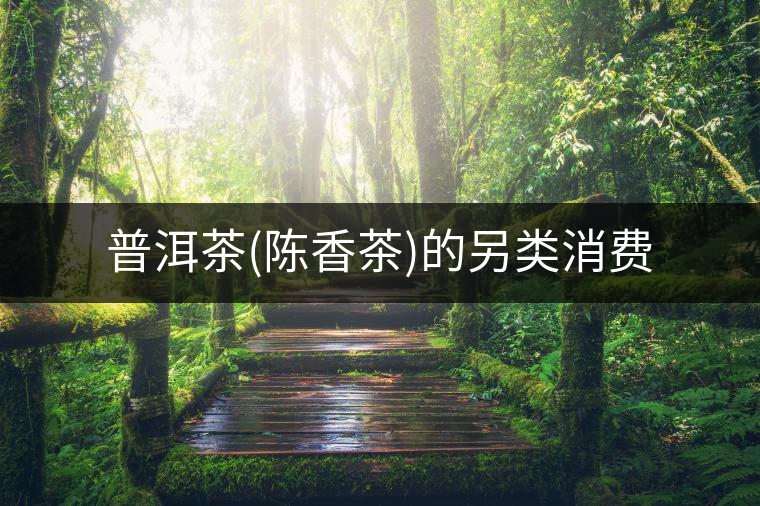 普洱茶(陳香茶)的另類(lèi)消費(fèi)