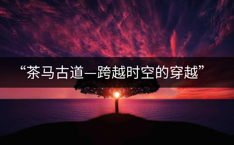 “茶馬古道—跨越時空的穿越”系列采風(fēng)活動已啟動