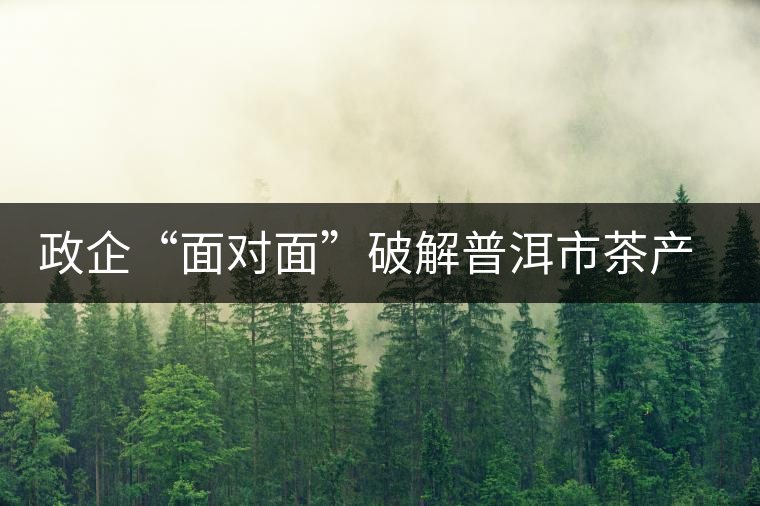 政企“面對面”破解普洱市茶產(chǎn)業(yè)發(fā)展“瓶頸”