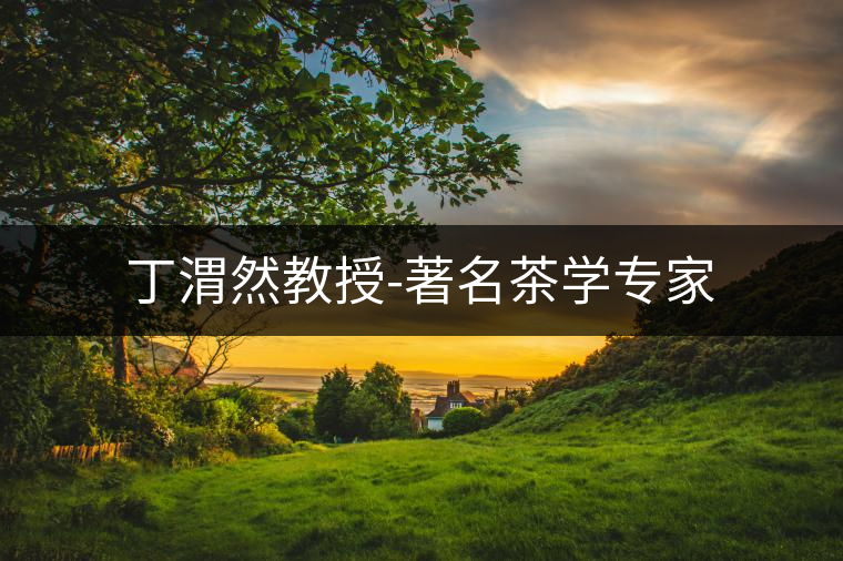 丁渭然教授-著名茶學專家
