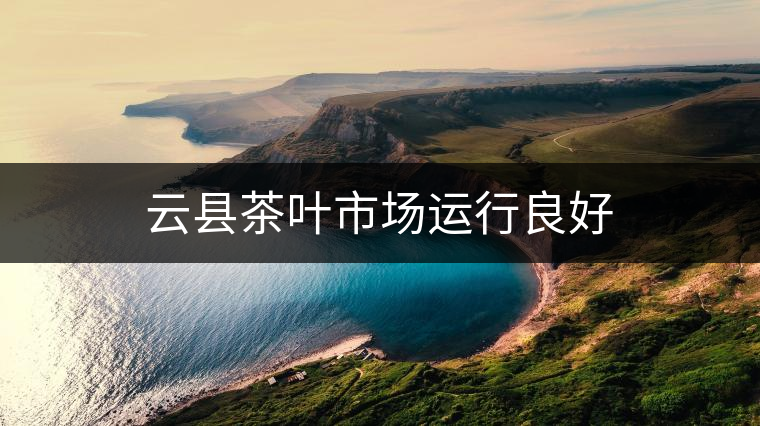 云縣茶葉市場(chǎng)運(yùn)行良好