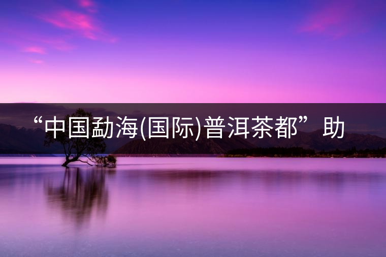 “中國勐海(國際)普洱茶都”助推滇臺茶產(chǎn)業(yè)合作