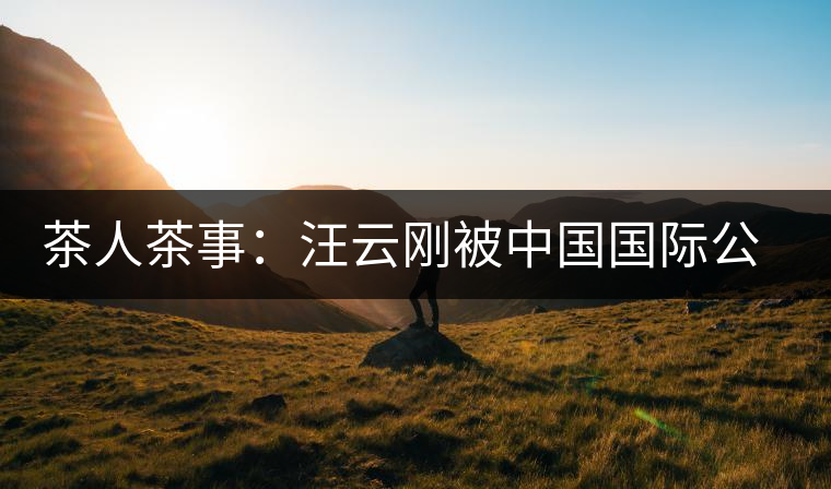 茶人茶事：汪云剛被中國國際公共關(guān)系聯(lián)合會(huì)聘為專家顧問