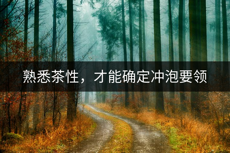 熟悉茶性，才能確定沖泡要領(lǐng)