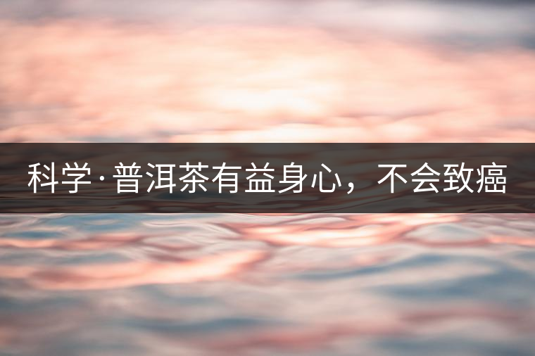 科學(xué)·普洱茶有益身心，不會(huì)致癌（1）
