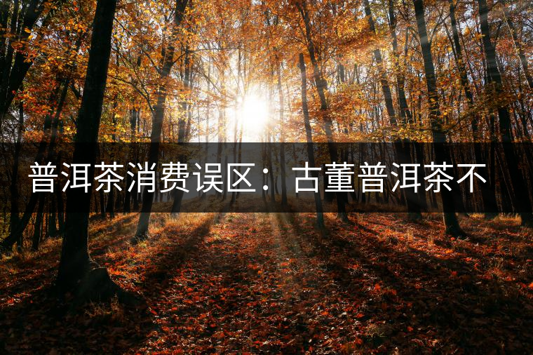 普洱茶消費誤區(qū)：古董普洱茶不是越老越值錢
