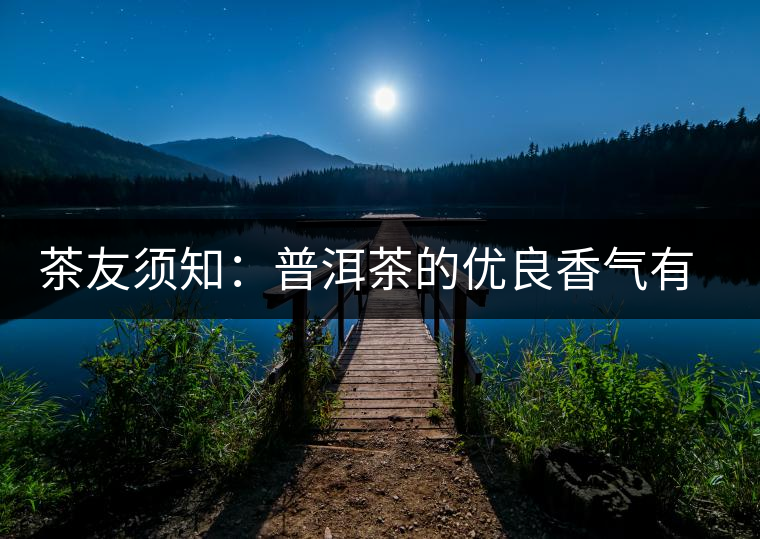 茶友須知：普洱茶的優(yōu)良香氣有哪些？
