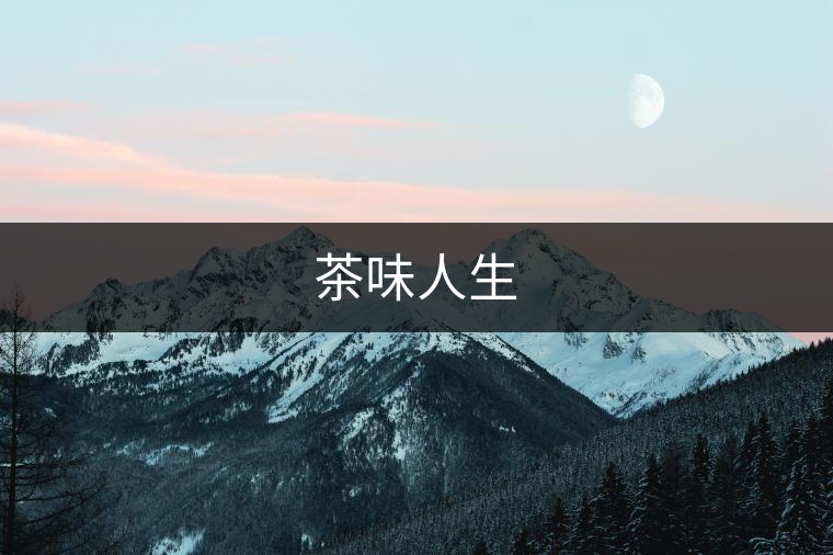 茶味人生