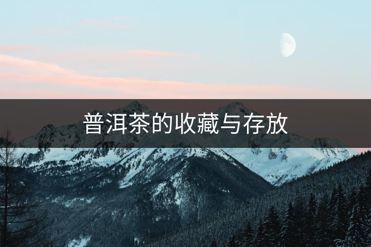 普洱茶的收藏與存放 普洱茶的收藏與存放