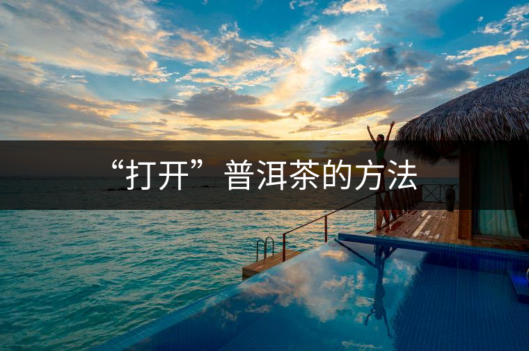 “打開”普洱茶的方法