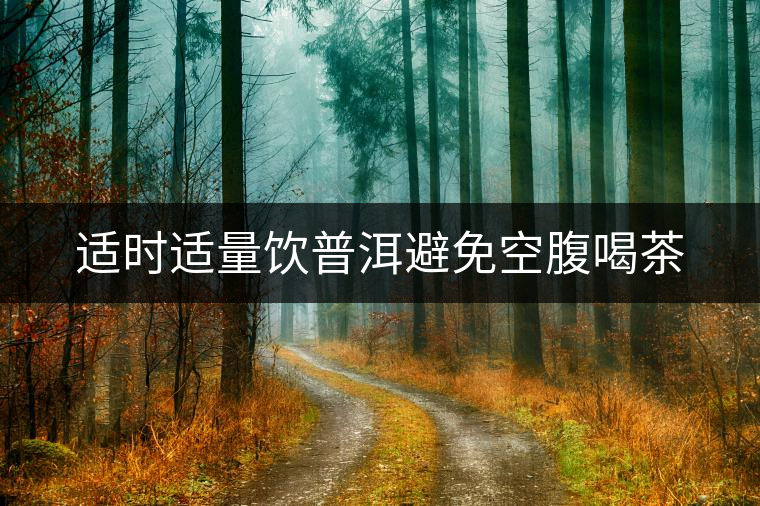 適時(shí)適量飲普洱避免空腹喝茶 適時(shí)適量飲普洱避免空腹喝茶