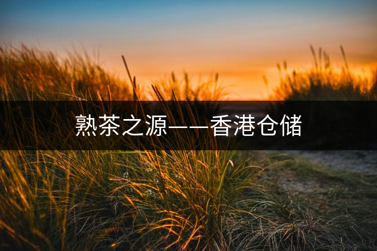 熟茶之源——香港倉儲 熟茶之源——香港倉儲