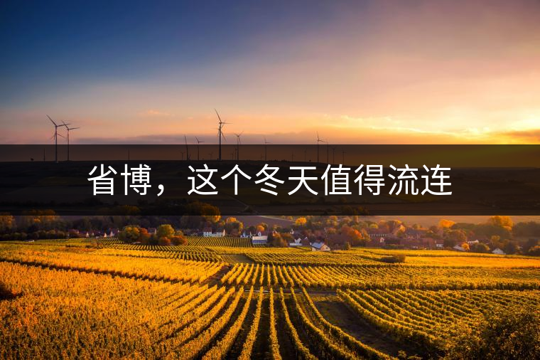 省博，這個(gè)冬天值得流連