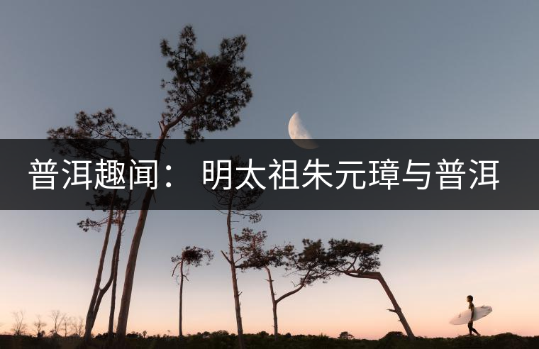 普洱趣聞： 明太祖朱元璋與普洱餅茶、團茶