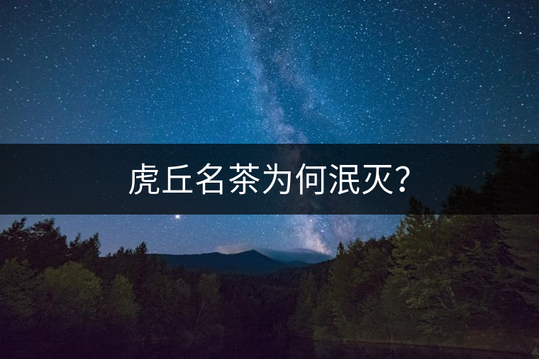 虎丘名茶為何泯滅？