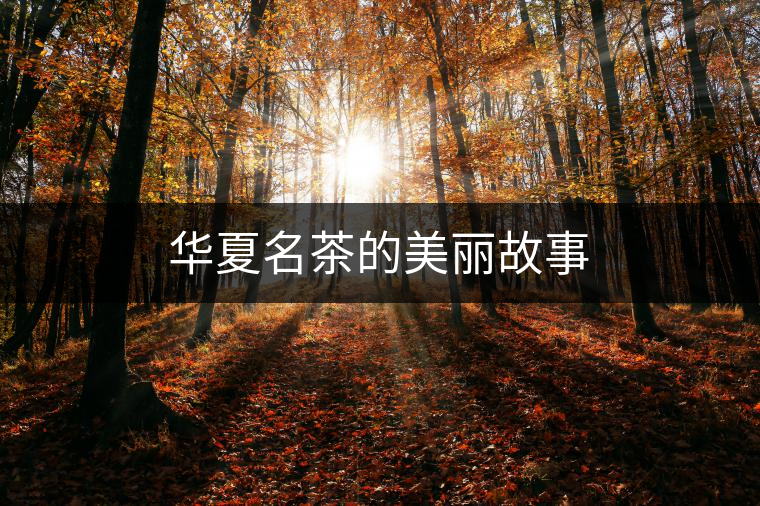 華夏名茶的美麗故事