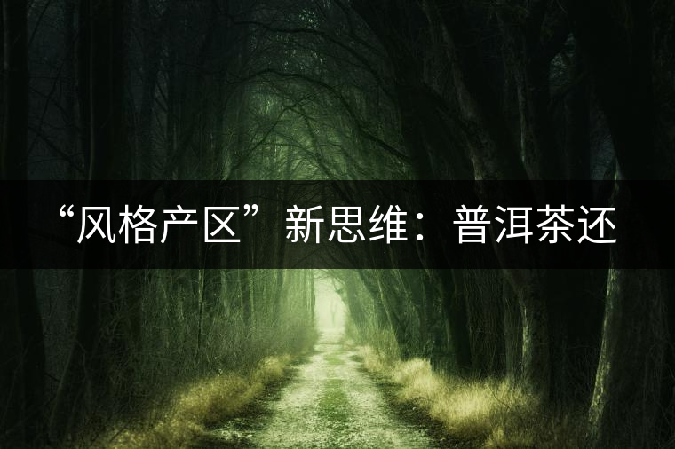 “風(fēng)格產(chǎn)區(qū)”新思維：普洱茶還有無必要再區(qū)分山頭？
