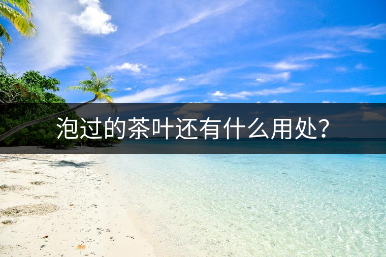泡過的茶葉還有什么用處？