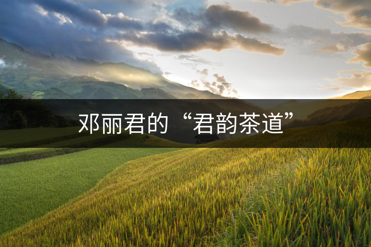鄧麗君的“君韻茶道”