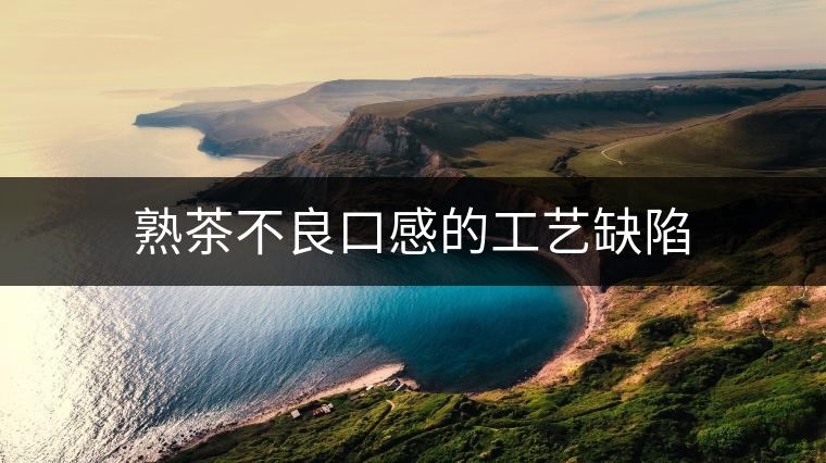 熟茶不良口感的工藝缺陷