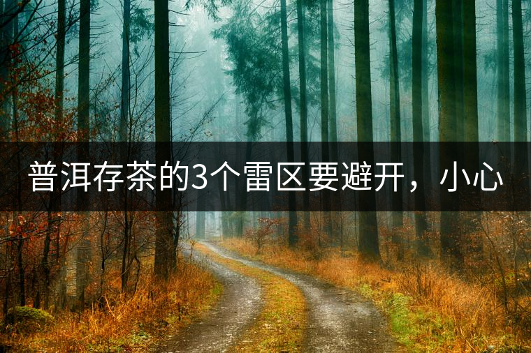 普洱存茶的3個(gè)雷區(qū)要避開，小心你的寶貝茶！