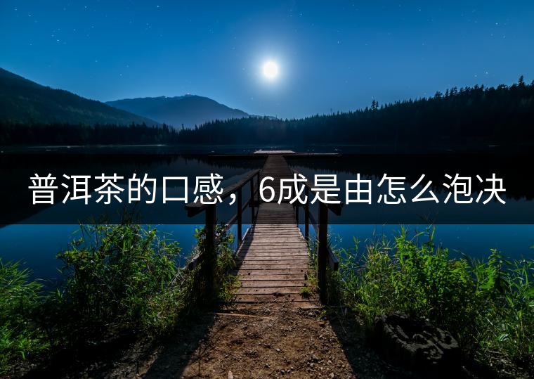 普洱茶的口感，6成是由怎么泡決定的！