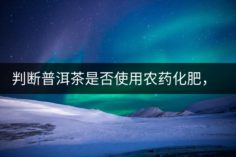 判斷普洱茶是否使用農(nóng)藥化肥，試試這兩種方法！