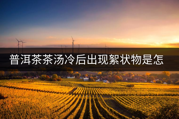 普洱茶茶湯冷后出現(xiàn)絮狀物是怎么回事？