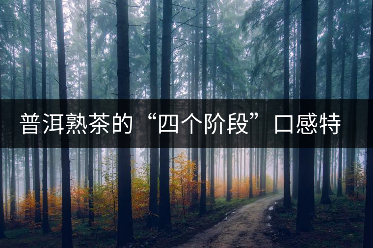 普洱熟茶的“四個階段”口感特點