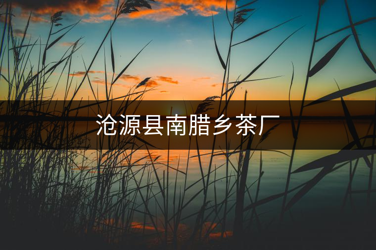 滄源縣南臘鄉(xiāng)茶廠