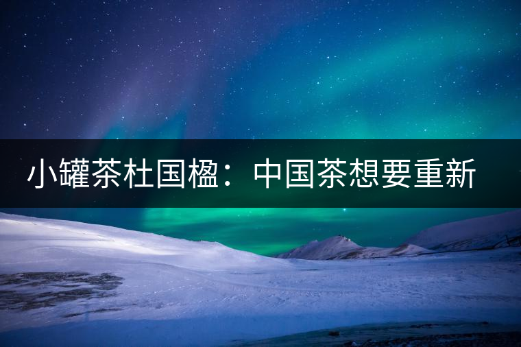 小罐茶杜國楹：中國茶想要重新走向世界，就要把用戶體驗(yàn)變簡單