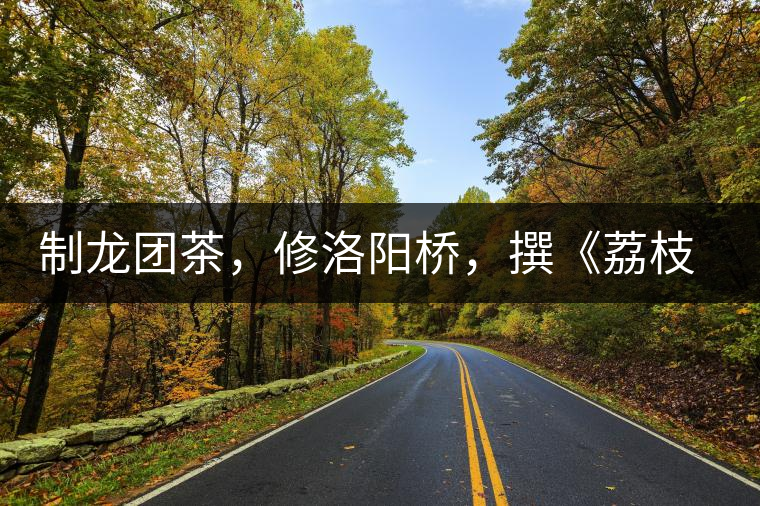 制龍團茶，修洛陽橋，撰《荔枝譜》，他還是宋“四大書家”之一