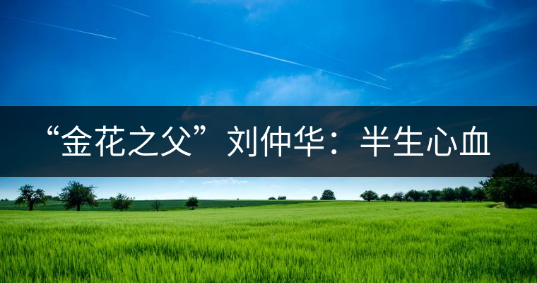 “金花之父”劉仲華：半生心血，一款好茶