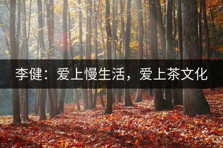李?。簮?ài)上慢生活，愛(ài)上茶文化