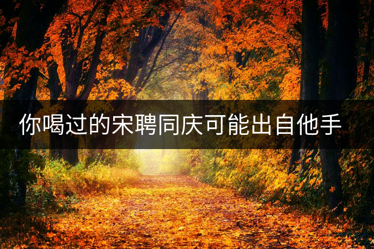 你喝過的宋聘同慶可能出自他手，他還發(fā)明了普洱熟茶！