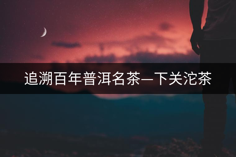 追溯百年普洱名茶—下關沱茶