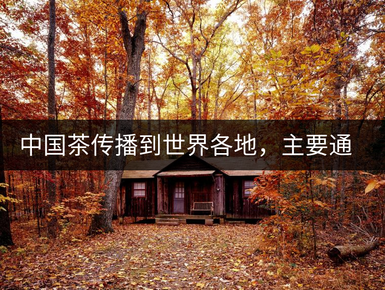 中國(guó)茶傳播到世界各地，主要通過(guò)三種形式
