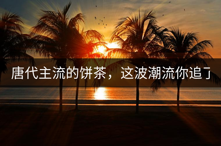 唐代主流的餅茶，這波潮流你追了嗎？