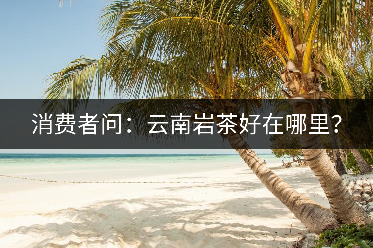 消費(fèi)者問(wèn)：云南巖茶好在哪里？